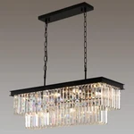 Weesalife Crystal Chandeliers For Dining Room 11-LIGHT Black Modern. Fixed Price $629.99.