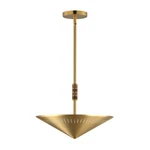 Maxim Lighting Helsinki 16" Pendant, Natural Aged Brass - 11434NAB. Fixed Price $254.40.