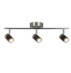 Eglo 3LT Led Track Light Chrome And Copper Bronze Finish 18W 3000K Damp Rated. Fixed Price $35.00.