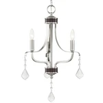 Livex Lighting 40783 Laurel 13"W Candle Style Chandelier - Nickel. Fixed Price $193.96.