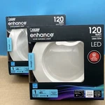 2-PACK Feit 120W 5/6 Led Daylight Retrofit Recessed Trim 5000K Dimmable. Fixed Price $19.99.