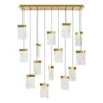 Cwi Lighting Lava Integrated Led Brass Chandelier. Fixed Price $2182.40.