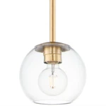 Maxim 98410CL Brass Branch 7" Wide Clear Glass Globe Mini Pendant. Fixed Price $44.99.