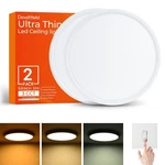2PACK 15.8INCH Led Flush Mount Ceiling Light FIXTURE,32W 3200LM, Dimmable Cct.... Fixed Price $66.94.
