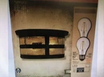 Slyvania Cambridge Vintage Matte Black Finish Ceiling Mount Fixture Light. Fixed Price $24.99.