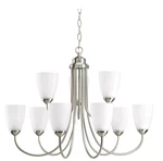 Progress Lighting P4627-09 Joy Chandelier, 8, Brushed Nickel. Fixed Price $84.88.