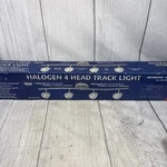 Altair Lighting 4 Halogen Track Kit Satin Nickel & Glass Heads 32". Fixed Price $69.95.
