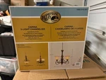 New Hampton Bay Carina 3-LIGHT Aged Bronze Chandelier Tea Stained Glass #15041. Fixed Price $189.99.