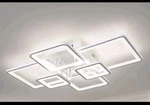 Shine Luest Modern Led Ceiling Light. Model NO.6H-FANG-BL/WH.. Fixed Price $99.99.