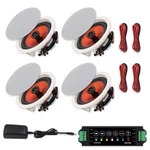 Herdio 6.5" Wall Bluetooth Speakers Flush Mount Ceiling 2-WAY For Home. Fixed Price $122.00.