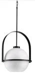 Progress Lighting Delayne 21.62" Black/etched Opal Pendant P500359-31M. Fixed Price $83.96.