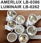 (lot Of 8) Amerlux Track Lights LB-0386 LB-0262 /bulb= Ge Uvc 20W 3000K M156. Fixed Price $80.00.