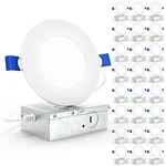 Sunco 24 Pack Inch Ultra Thin Led Recessed Ceiling Lights Slim, 5000K Dayli.... Fixed Price $144.21.