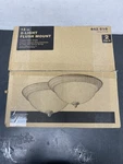 HPI-9722T Wh 2-PACK 2-LIGHT 12.75" Ceiling With Frosted Glass Shade. Fixed Price $39.91.