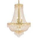 Elegant Lighting 1900D20G/RC Century 12 20"W, W/royal Cut Crystals - Gold. Fixed Price $550.00.