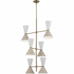 Phix 12 Light FOYER-50 Inches Tall And 22.5 Wide-champagne. Fixed Price $1504.99.