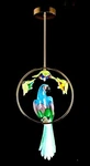 Arte Di Murano Glass Parrot Pendant Lamp 3 Lights Handmade Italy. Fixed Price $5065.16.