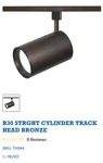 Nuvo R30 Strght Cylinder Track Head Bronze. Fixed Price $16.99.