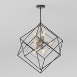 Artika Imperium 9-LIGHT Black Brushed Nickel Modern Geometric Chandelier. Fixed Price $199.00.