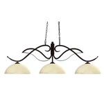 Z-lite Phoenix 3 Lt Island/billiard Light, Bronze, Golden Mottle 126BRZ-DGM14. Fixed Price $374.00.