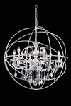 Elegant Lighting 1130D32PN/RC Geneva Pendant Polished Nickel. Fixed Price $1234.00.