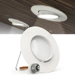 Led Can Lights Eyeball Retrofit Gimbal 5/6 Inch Recessed Fixture Home Offi. Fixed Price $47.99.