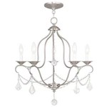Livex Lighting 6435-91 Chesterfield Chandelier Brushed Nickel. Fixed Price $303.97.