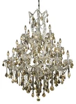 World Maria Theresa 28 Light 52" Foyer Crystal Chandelier Smoky Chrome. Fixed Price $3025.00.