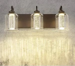 Zeyu 3-LIGHT Led Vanity Bathroom Fixture Oil Rubbed Bronze. Fixed Price $59.99.