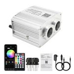 16W Dual-head Twinkle Fiber Optic Car/home Light Kit App Music Remote. Fixed Price $74.98.