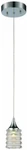 Trans Globe Mystique 1-LIGHT Led Pendant, Polished Chrome, Ribbed Glass Shade. Fixed Price $38.99.