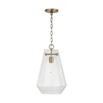 Open Box Item: Capital Lighting 1-LIGHT Pendant, Brass/clear Prism CL338316AD. Fixed Price $249.99.