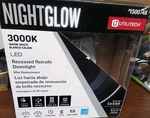 Utilitech Nightglow Led 5" Or 6" White Recessed Downlight MQTL1124-L10.5K9030. Fixed Price $22.74.