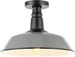 JYL7617D Camila 14" 1-LIGHT Classic Industrial Indoor/outdoor Iron Led Semi Flus. Fixed Price $67.22.