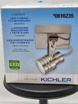 New Box Kichler Lighting Cadigan Satin Nickel Led Flush Mount Adjustable. Fixed Price $45.00.