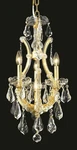 Elegant Lighting 2801D12/RC Maria Theresa 4 12"W Crystal - Gold. Fixed Price $514.00.