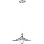 Nuvo Vintage Light Pendant W/ Clear Ribbed Glass, Polished Nickel 60-5416. Fixed Price $296.99.
