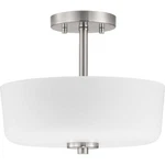 Progress Lighting P350137 Tobin 12"W Semi-flush Drum Nickel. Fixed Price $35.20.
