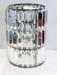 New Westinghouse 9-7/8 Oval Shade Nickel- Crystal Jeweled Pendant. Fixed Price $28.50.