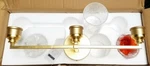 Capital Lighting 120531CG-422 Gold 3-LIGHT 9"T Bathroom Vanity. Fixed Price $99.00.