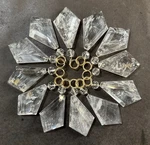 Natural Rock Crystal Chandelier Quartz Pendants Prisms Kite Diamond 75MM 12PCS. Fixed Price $176.00.
