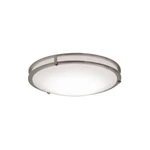 Afx CAF182900L30MV Carlisle 18"W Led Flush Mount Bowl Ceiling - Nickel. Fixed Price $63.20.