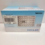 Kichler, "krystal Ice" 1-LIGHT Chrome Vanity Wall Sconce Crystal Accent. Fixed Price $69.95.