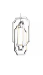 Feiss Audrie Integrated Led Glass Pendant Lighting, Polished Nickel, F2954/6PN. Fixed Price $71.50.