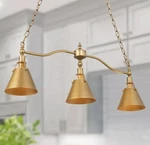 Lnc Modern Farmhouse Brushed Gold 3-LIGHTS Island Chandeliers New. Fixed Price $109.95.