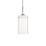 Kuzco Verona 7" Led Pendant, Brushed Nickel/opal PD41304-BN. Fixed Price $150.00.