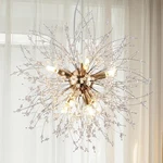 Small Crystal Chandelier, 8-LIGHT Modern Sputnik Hanging Fixtures Go.... Fixed Price $178.59.