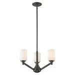 Z-lite Montego Light Chandelier, Coppery Bronze, Matte Opal 411-3. Fixed Price $79.99.