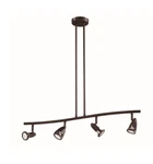 Trans Globe W-466ROB Four Light Wave Track Kit Rubbed Oil Bronze Bulbs Nos. Fixed Price $75.00.