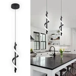 13W Modern Spiral Led Pendant Light Fixture, Cold White 5500K Minimalist Inte.... Fixed Price $81.88.